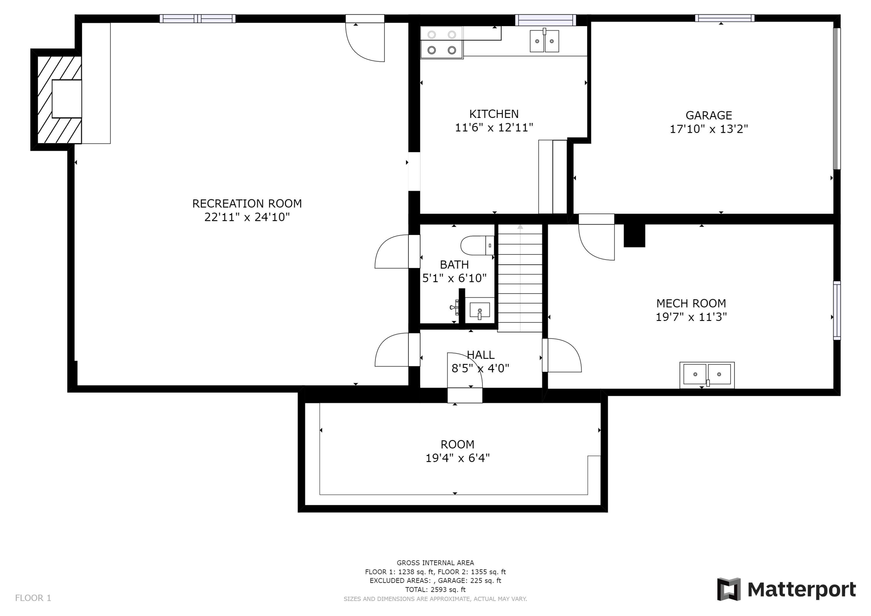 724 Eddies Road Salem, VA 24153 - Photo 54 of 54 Lower Floor Plan