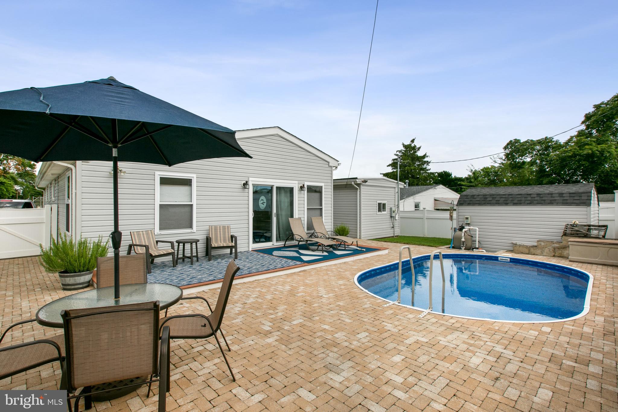 7615 Merritt Point Road Baltimore, MD 21222 - Photo 36 of 42 Incredible rear paved patio for entertaining