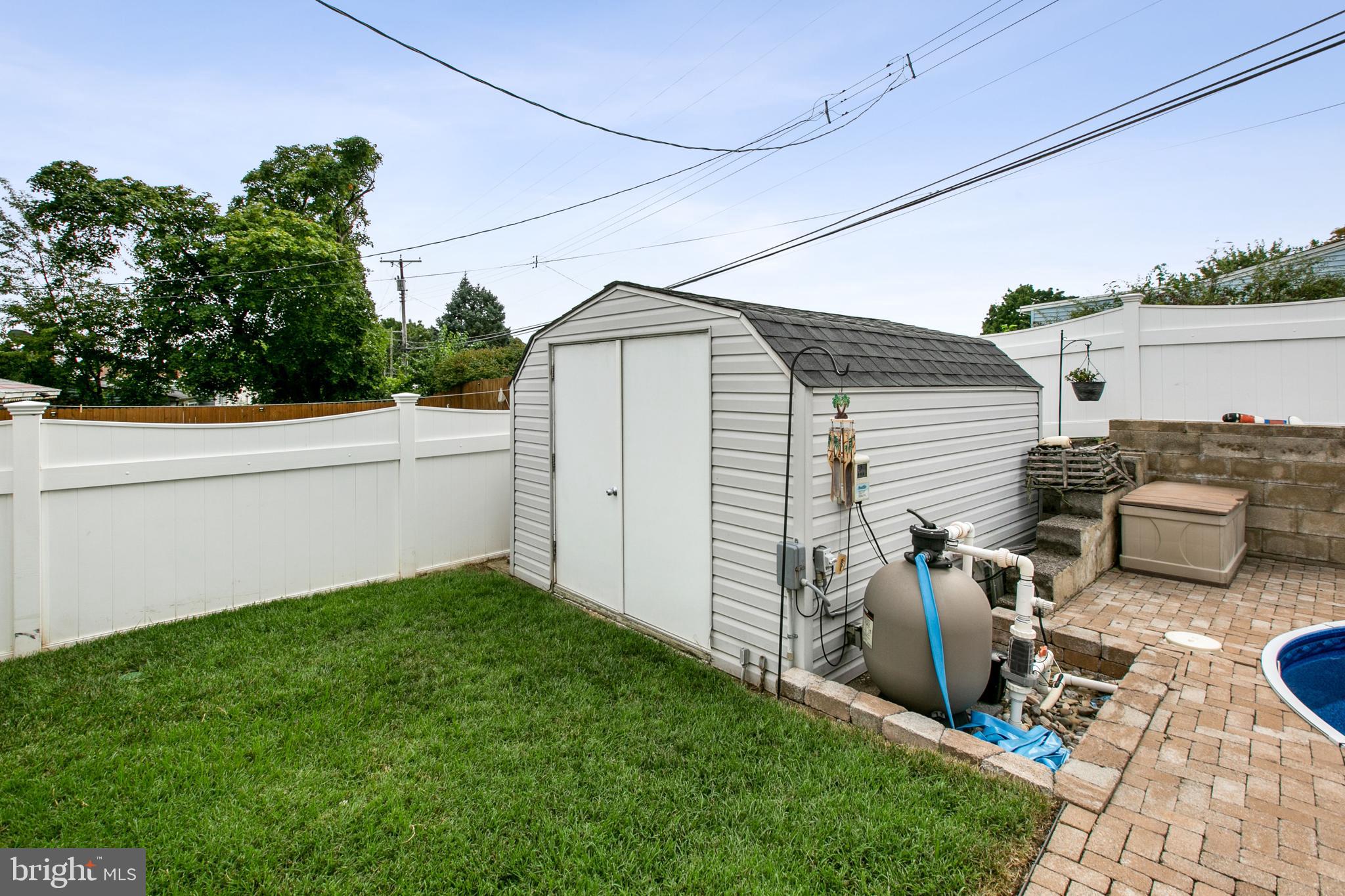 7615 Merritt Point Road Baltimore, MD 21222 - Photo 40 of 42 Side yard and storage shed