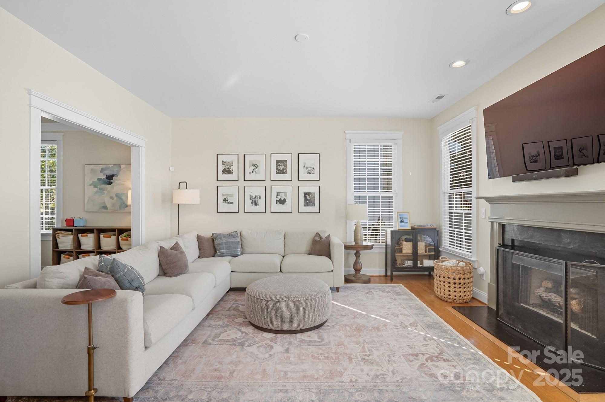 911 Cara Court Fort Mill, SC 29708 - Photo 14 of 48 a living room with furniture and a fireplace