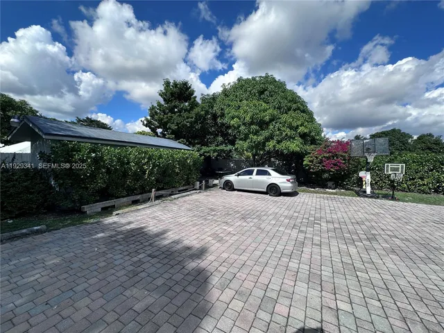 a car parked on the side of the road