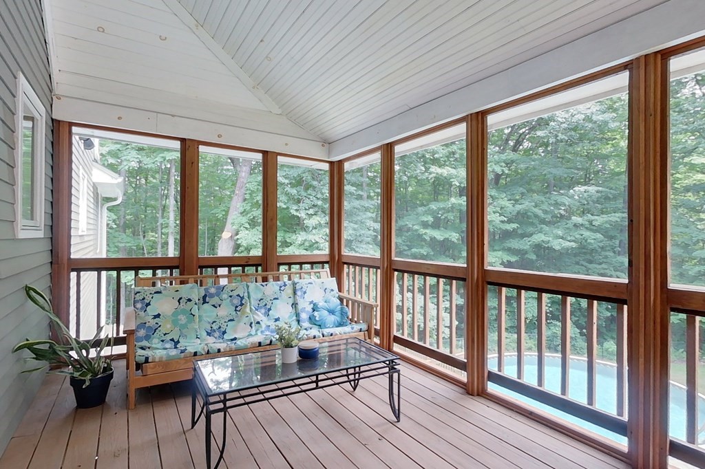 170 South Row Road Townsend, MA 01469 - Photo 16 of 42 a view of a balcony with wooden floor