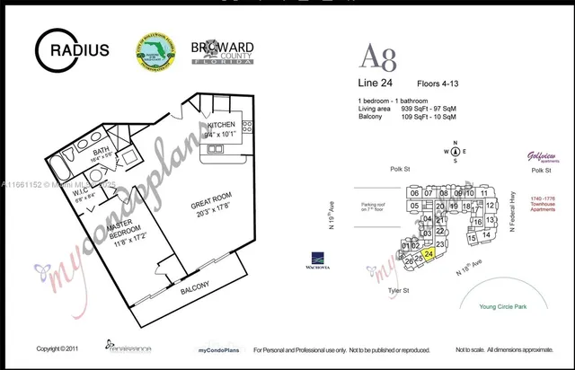 $319,000 | 1830 Radius Drive, Unit 1024, Hollywood, FL 33020
