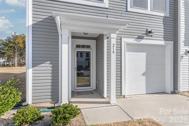 a view of a entryway front of house