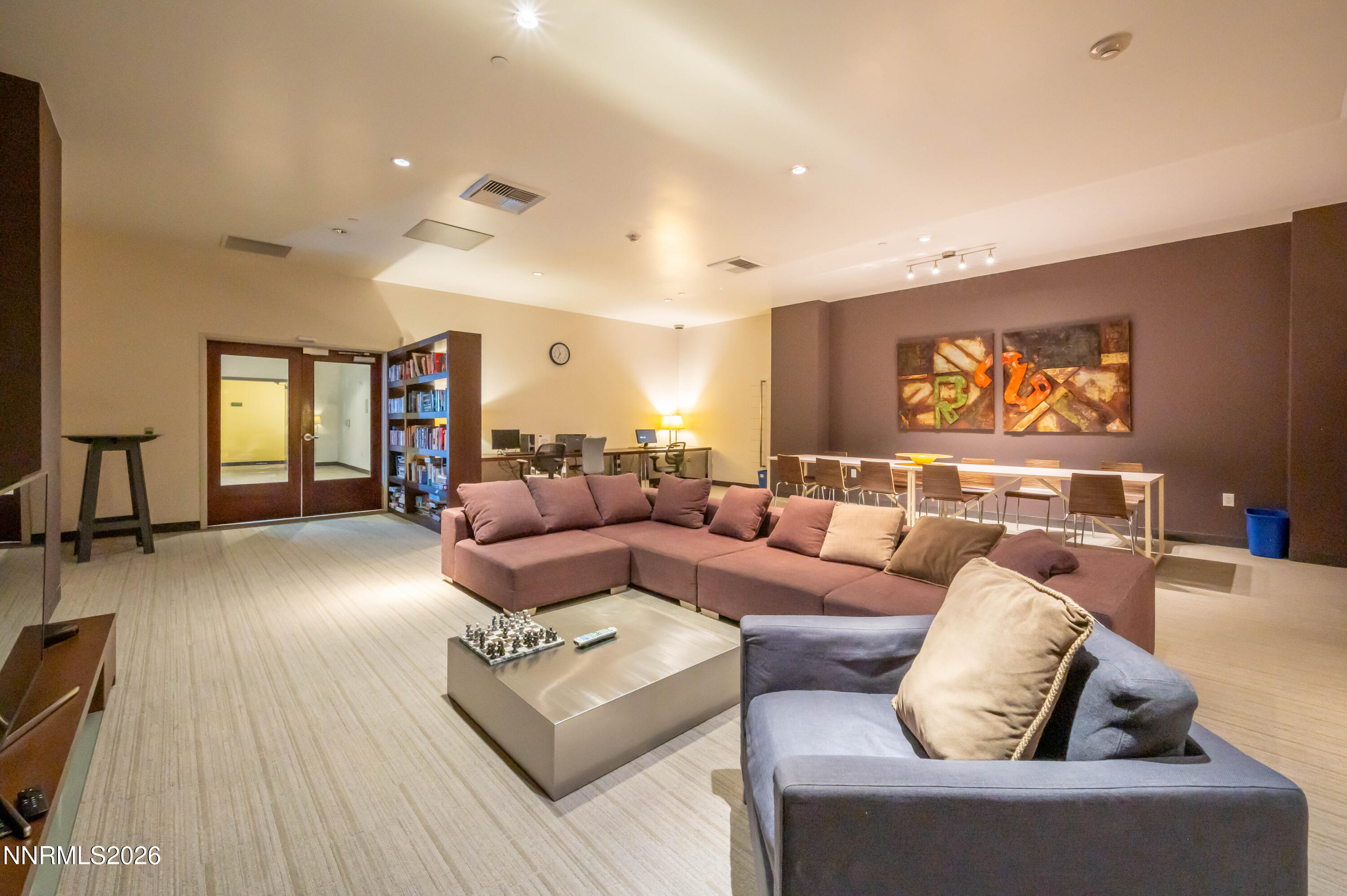 255 North Sierra Street, Unit 517 Reno, NV 89501 - Photo 36 of 43 a living room with furniture and a wooden floor
