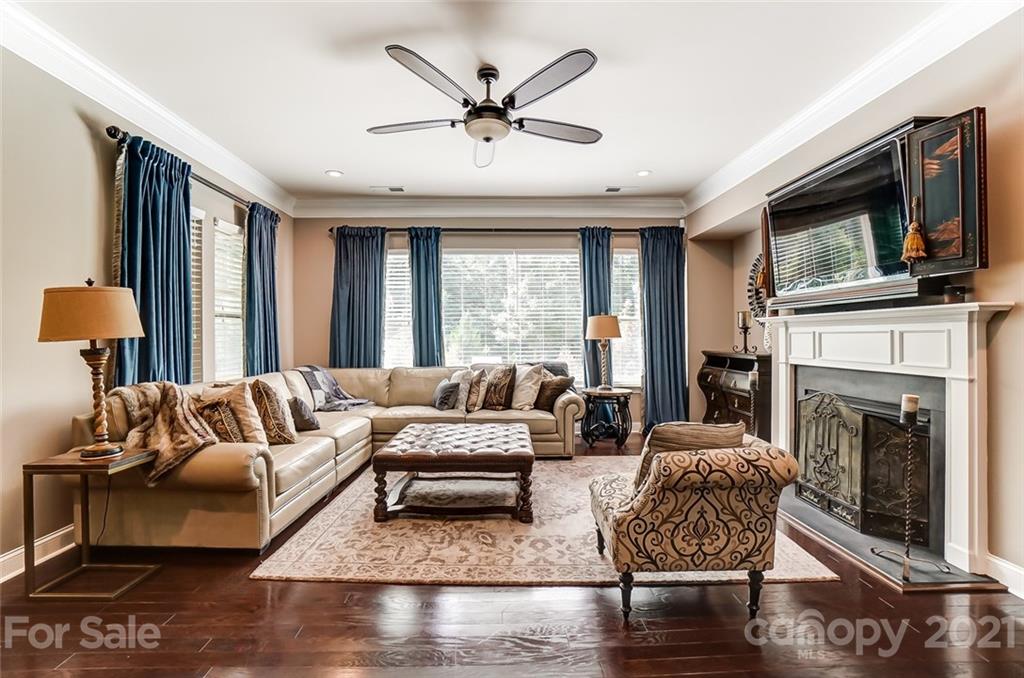 1362 Afton Way Fort Mill, SC 29708 - Photo 11 of 48 a living room with furniture fireplace and flat screen tv