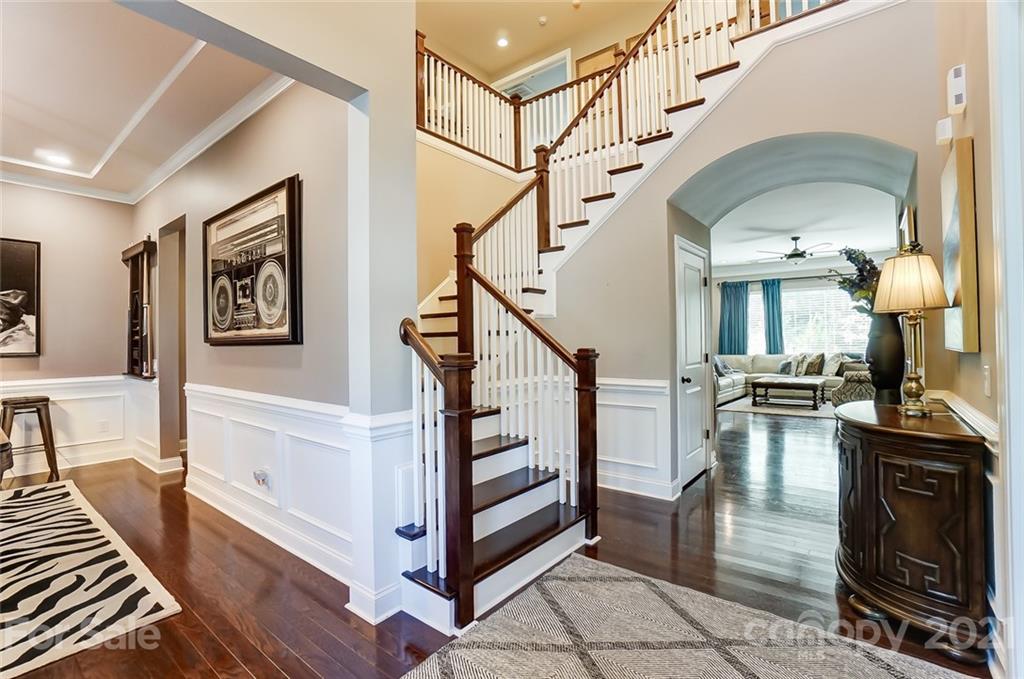 1362 Afton Way Fort Mill, SC 29708 - Photo 5 of 48 a view of entryway and hall with wooden floor