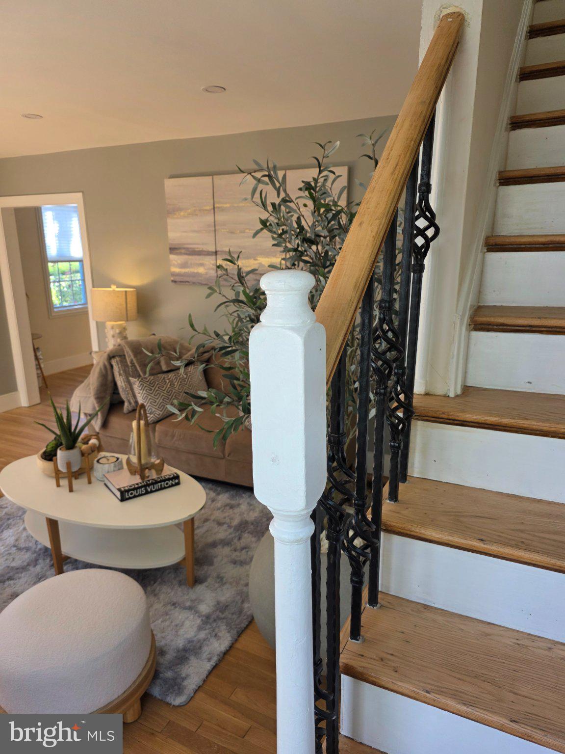 3712 West Cold Spring Lane Baltimore, MD 21215 - Photo 20 of 39 Charming staircase in a cozy home.