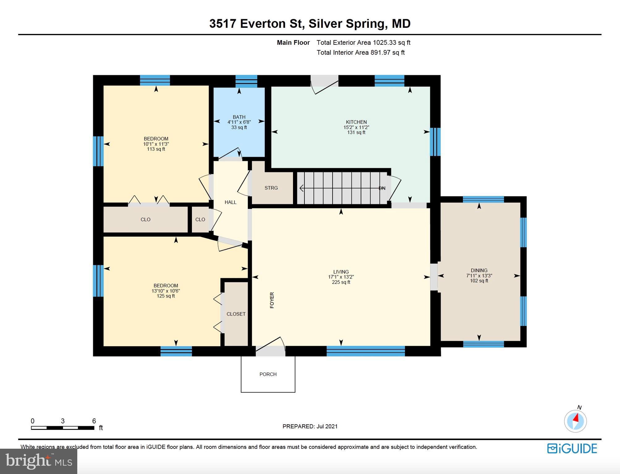 3517 Everton Street Silver Spring, MD 20906 - Photo 21 of 22 Main Floor Plan