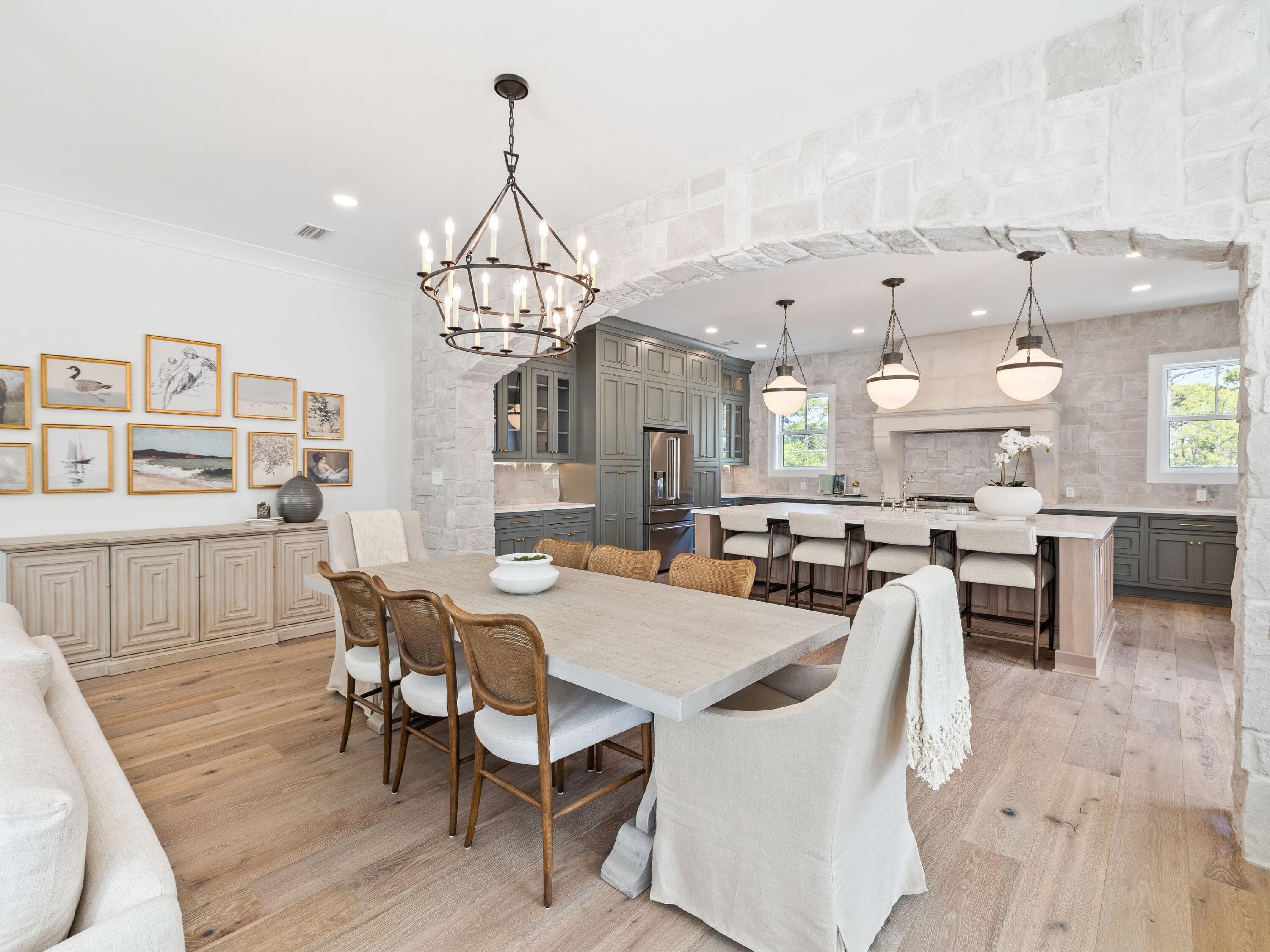 41 Marthas Lane Santa Rosa Beach, FL 32459 - Photo 4 of 101 a view of a dining room with furniture and wooden floor