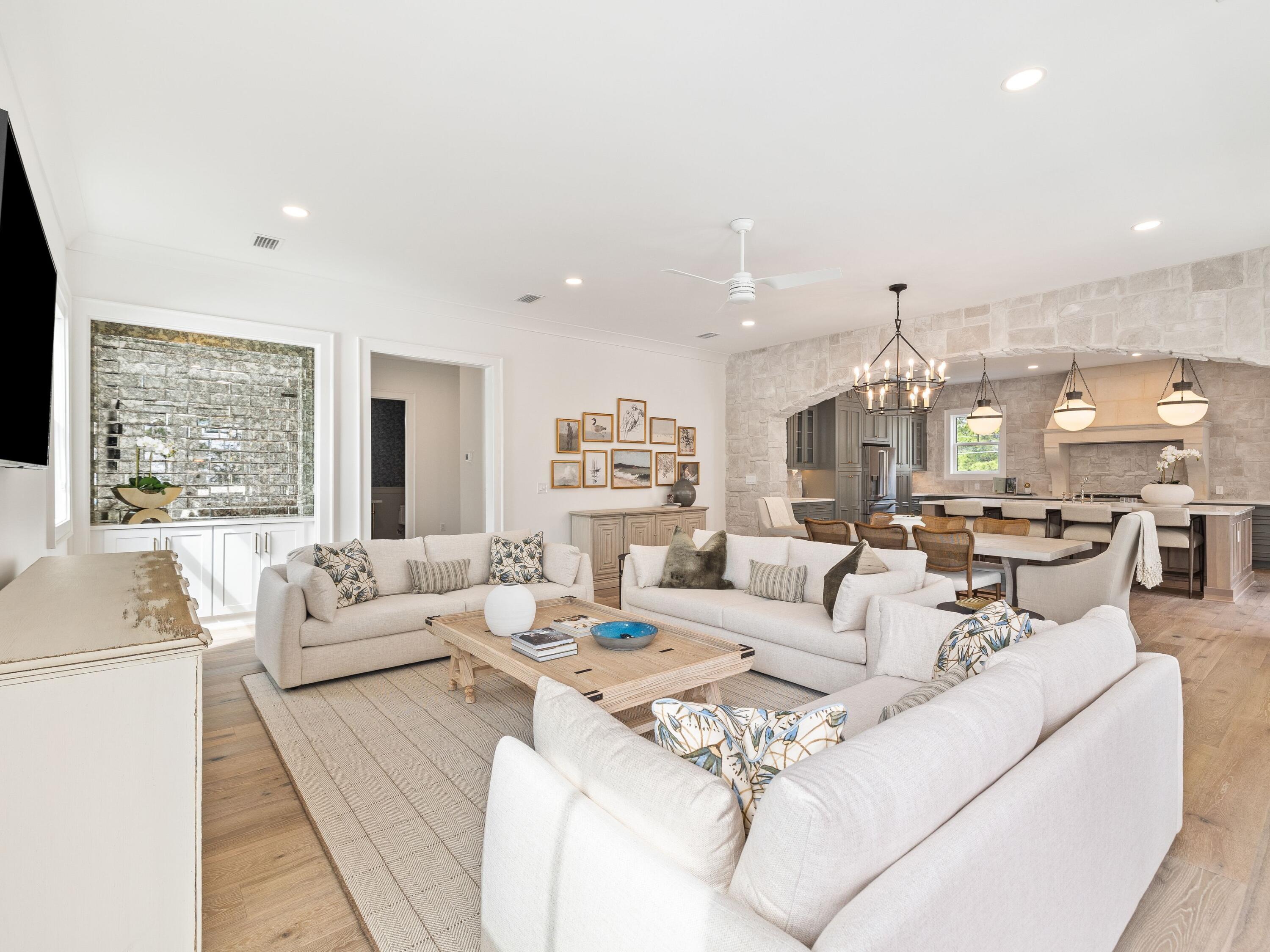 41 Marthas Lane Santa Rosa Beach, FL 32459 - Photo 48 of 101 a living room with furniture wooden floor and a large window