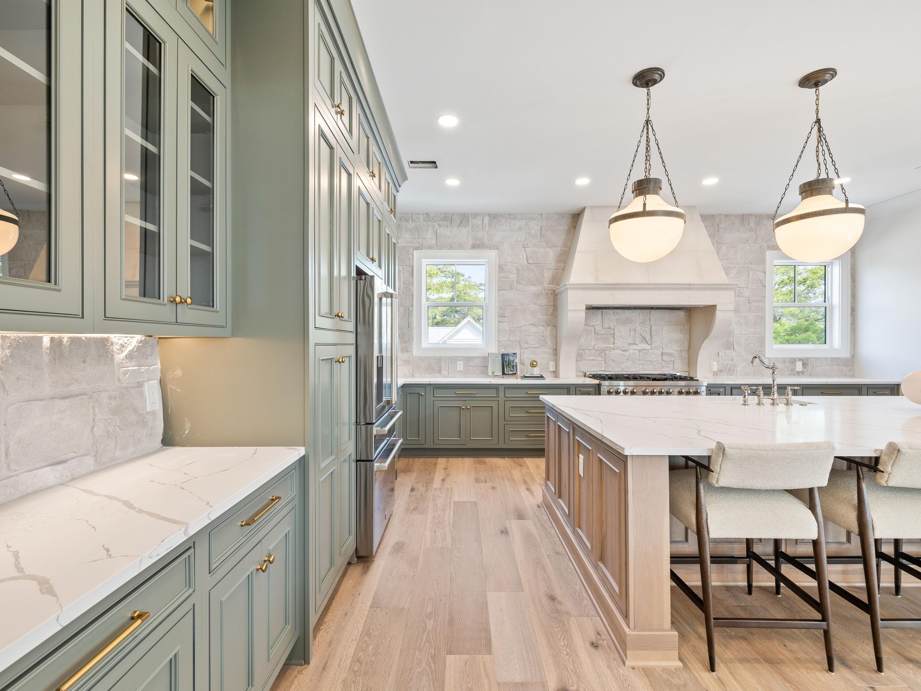 41 Marthas Lane Santa Rosa Beach, FL 32459 - Photo 54 of 101 a kitchen with a sink stove and refrigerator