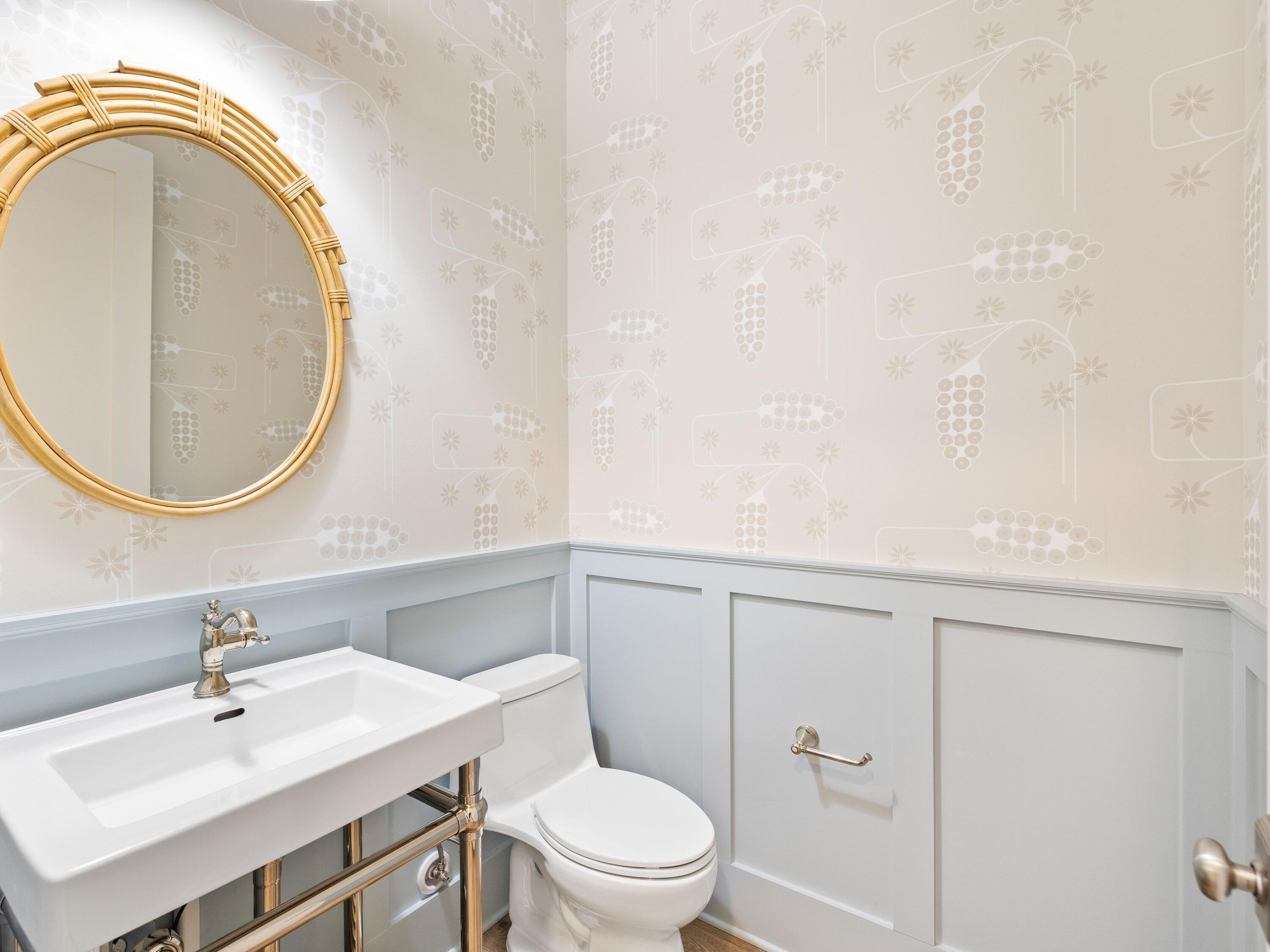 41 Marthas Lane Santa Rosa Beach, FL 32459 - Photo 91 of 101 a bathroom with a sink a toilet and a mirror