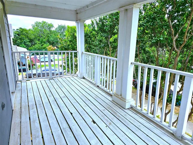 a view of a wooden floor