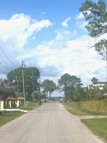 a view of a lake and a houses