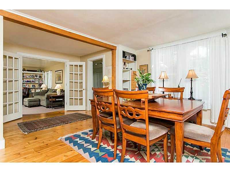 341 Ocean Point Road East Boothbay, ME 04544 - Photo 14 of 33 Dining Room. The stairway to the...