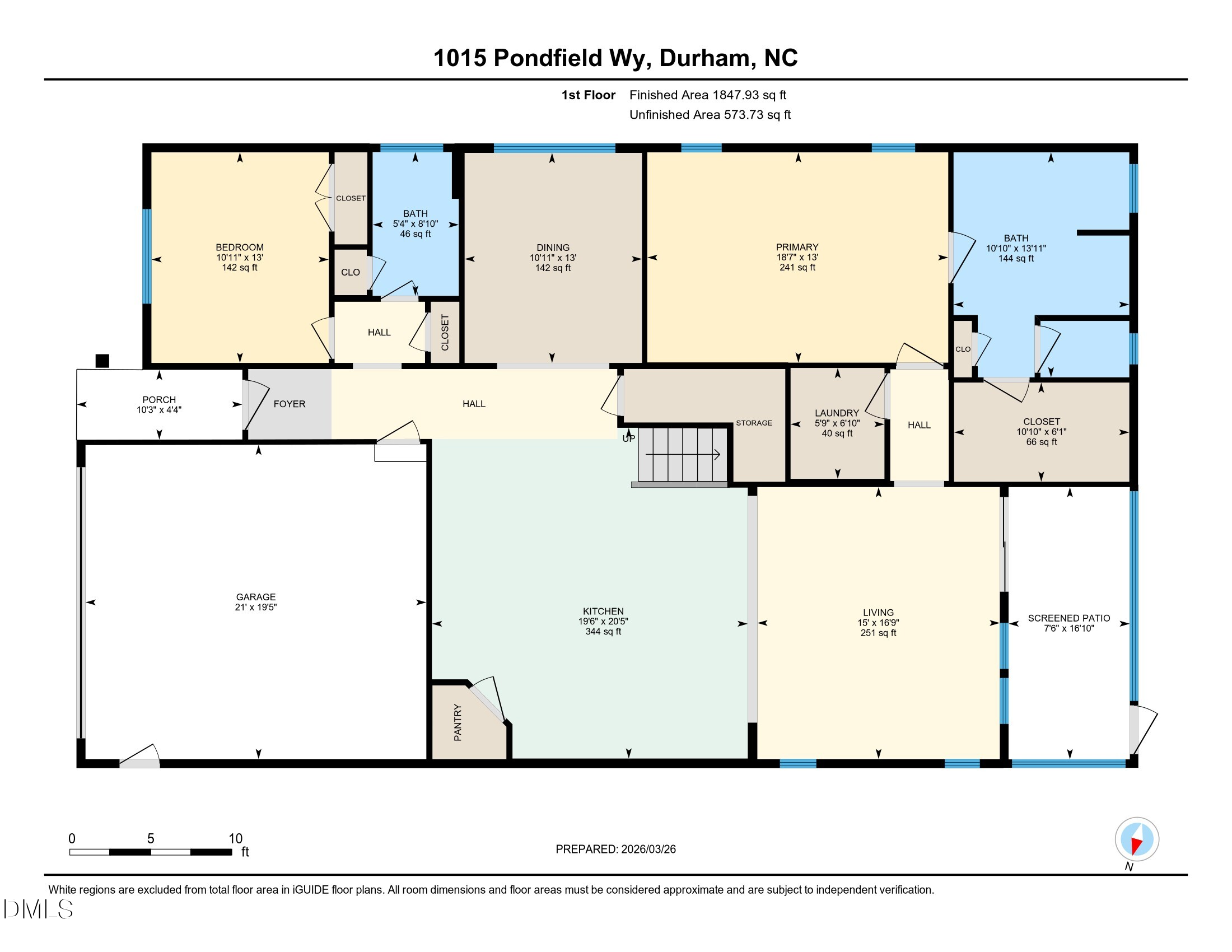 1015 Pondfield Way Durham, NC 27713 - Photo 47 of 48 a picture of a bathroom with a window