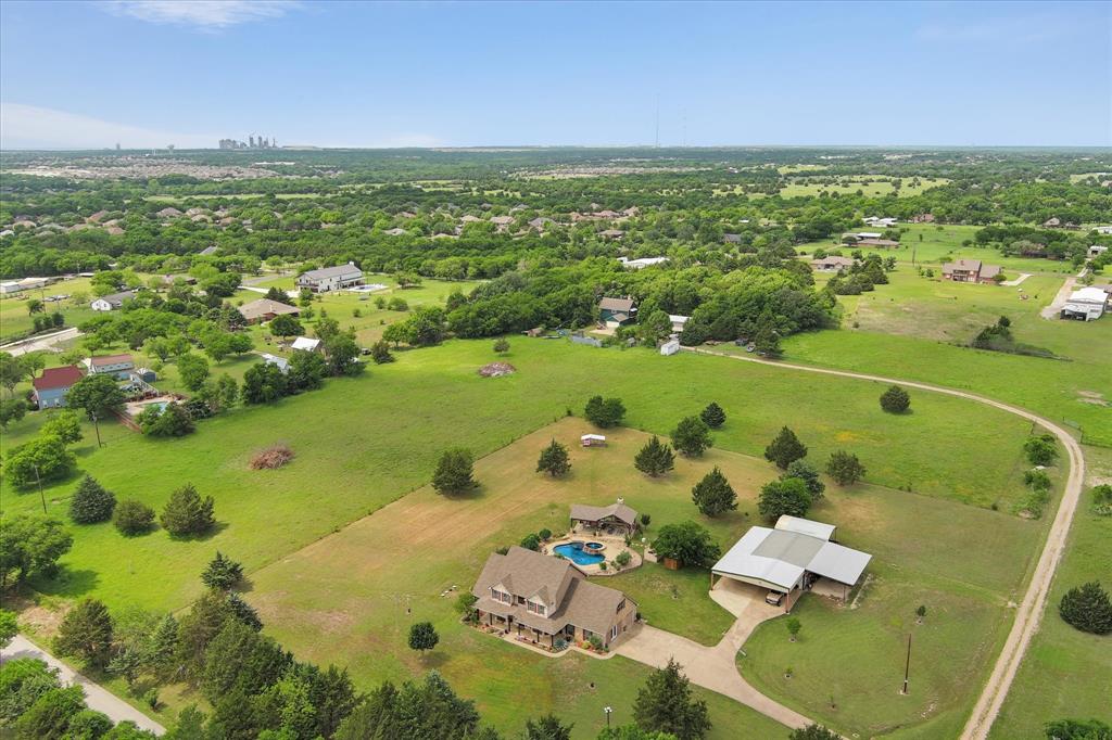 6251 Hayes Road Midlothian, TX 76065 - Photo 22 of 30 an aerial view of a residential houses with outdoor space