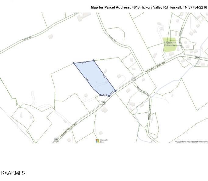 4818 Hickory Valley Road Heiskell, TN 37754 - Photo 50 of 50 picCRS Data - Property Map for 4818 Hick