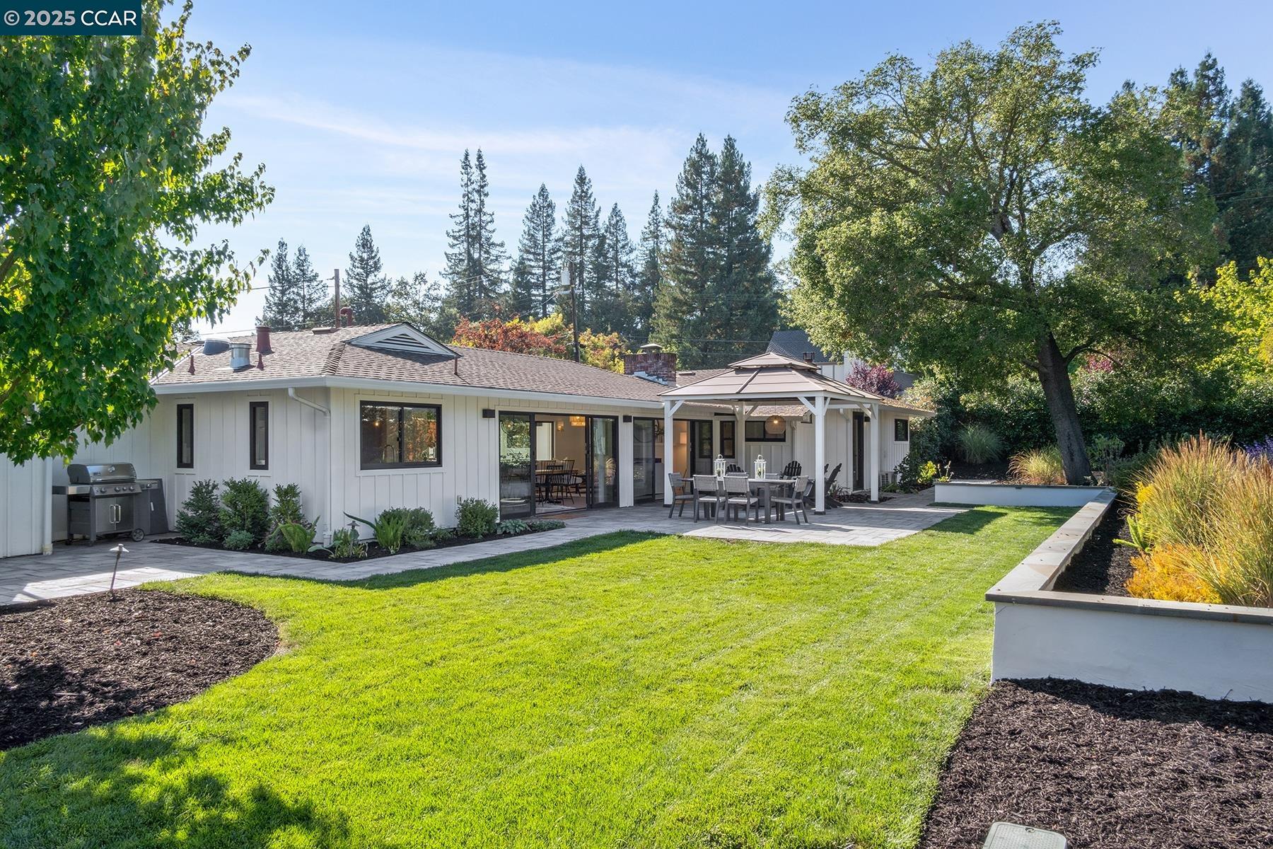 3958 Franke Lane Lafayette, CA 94549 - Photo 14 of 44 a view of a house with swimming pool yard and patio