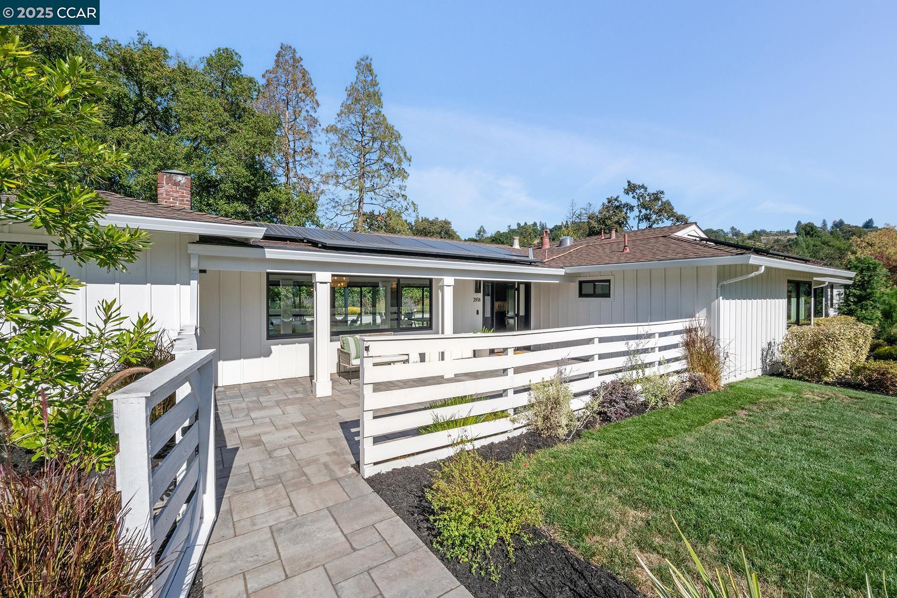 3958 Franke Lane Lafayette, CA 94549 - Photo 3 of 44 front view of house with a yard