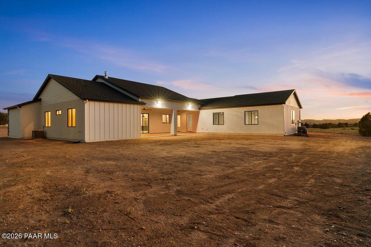 1170 East Cougar Ridge Road Paulden, AZ 86334 - Photo 42 of 59 Backyard Sunset