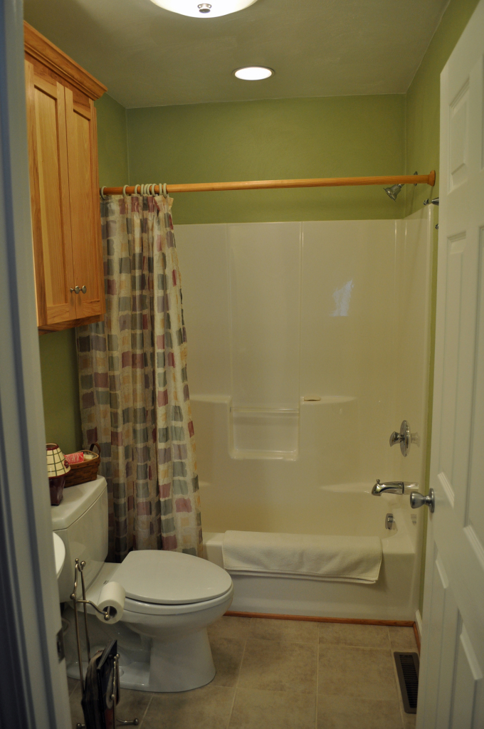 110 Mallard Point Road Wirtz, VA 24184 - Photo 22 of 34 a bathroom with a toilet and shower