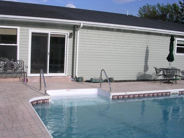 110 Mallard Point Road Wirtz, VA 24184 - Photo 33 of 34 a swimming pool with outdoor seating and yard
