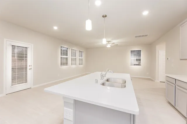 a workspace with a window