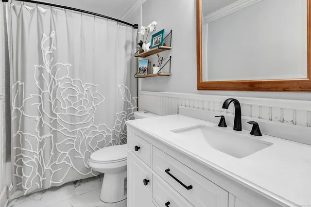 a bathroom with a sink and a toilet