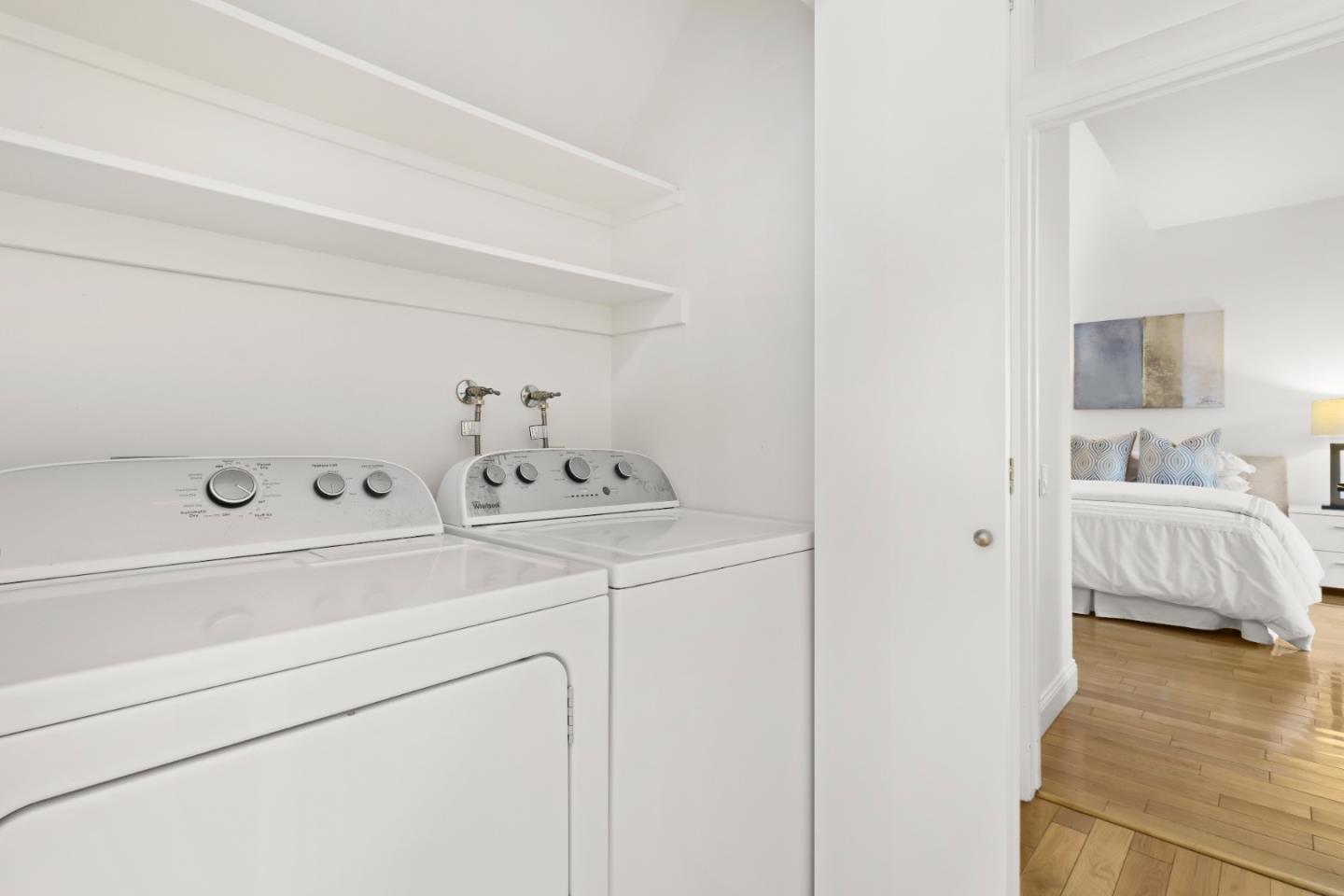 28 Farm Road Los Altos, CA 94024 - Photo 15 of 28 a utility room with dryer and washer
