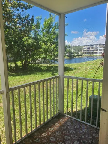 a view of a city from a balcony