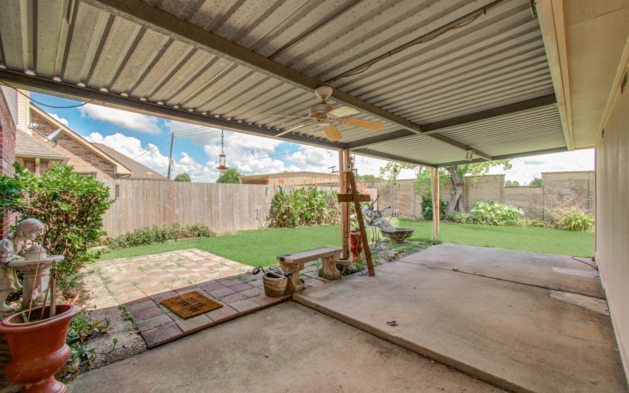 211 Squires Bend Stafford, TX 77477 - Photo 22 of 25 a view of backyard with green space