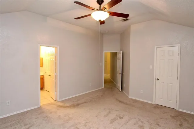 a bathroom with a sink vanity and a mirror