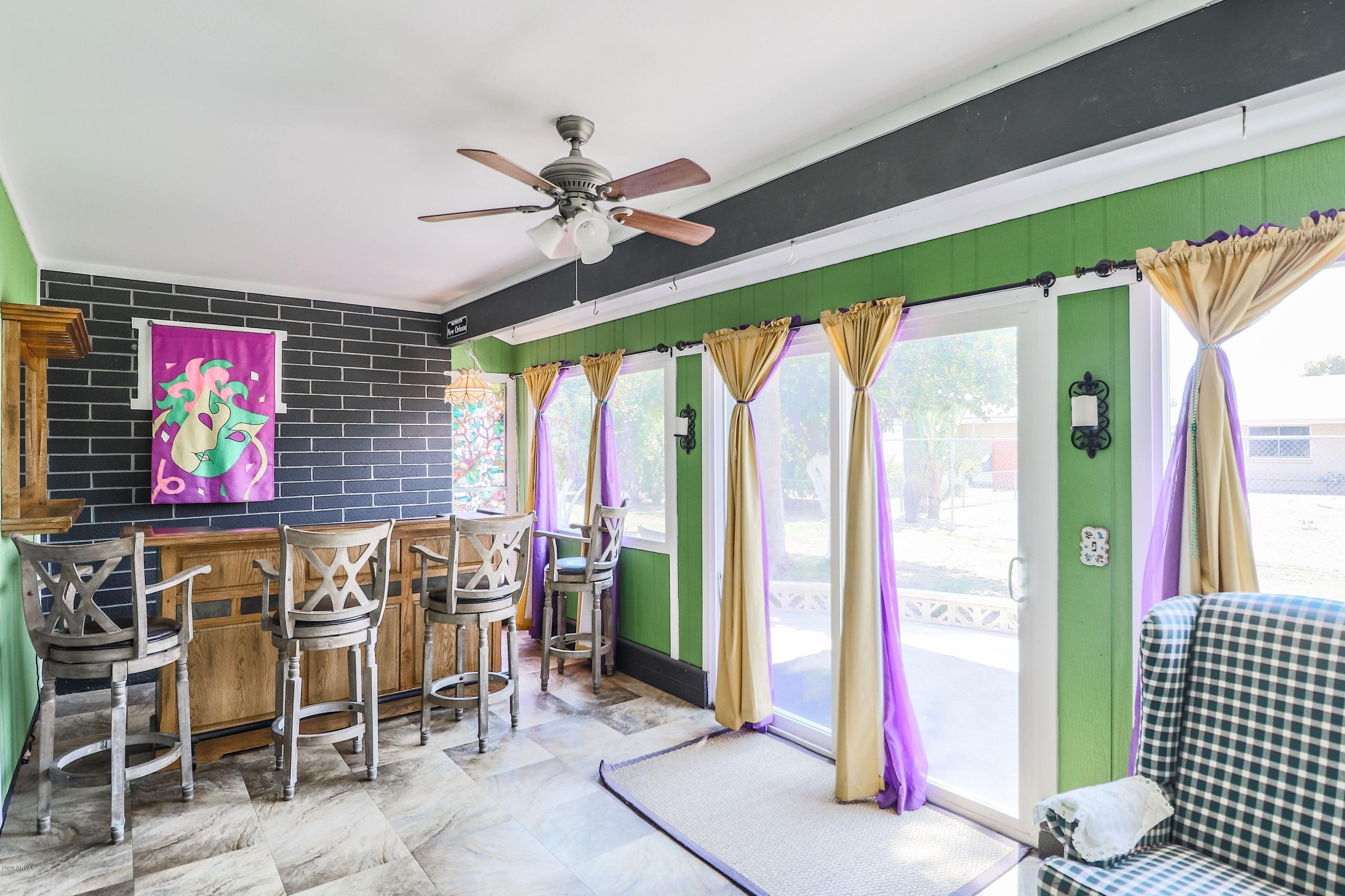 10101 West Mountain View Road Sun City, AZ 85351 - Photo 20 of 37 Enclosed Back Patio Bar