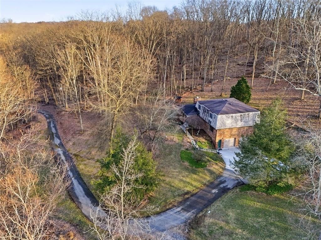 21 West Hillcrest Road Eighty Four, PA 15330 - Photo 47 of 48 This view features how long and private the driveway is.