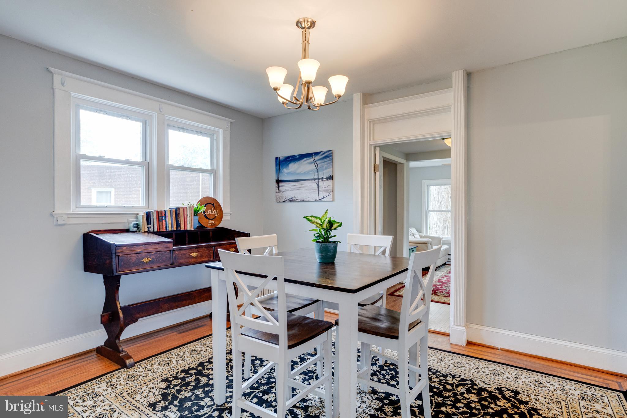 629 St Dunstans Road Baltimore, MD 21212 - Photo 14 of 46 Dining Room with gleaming hardwood floors