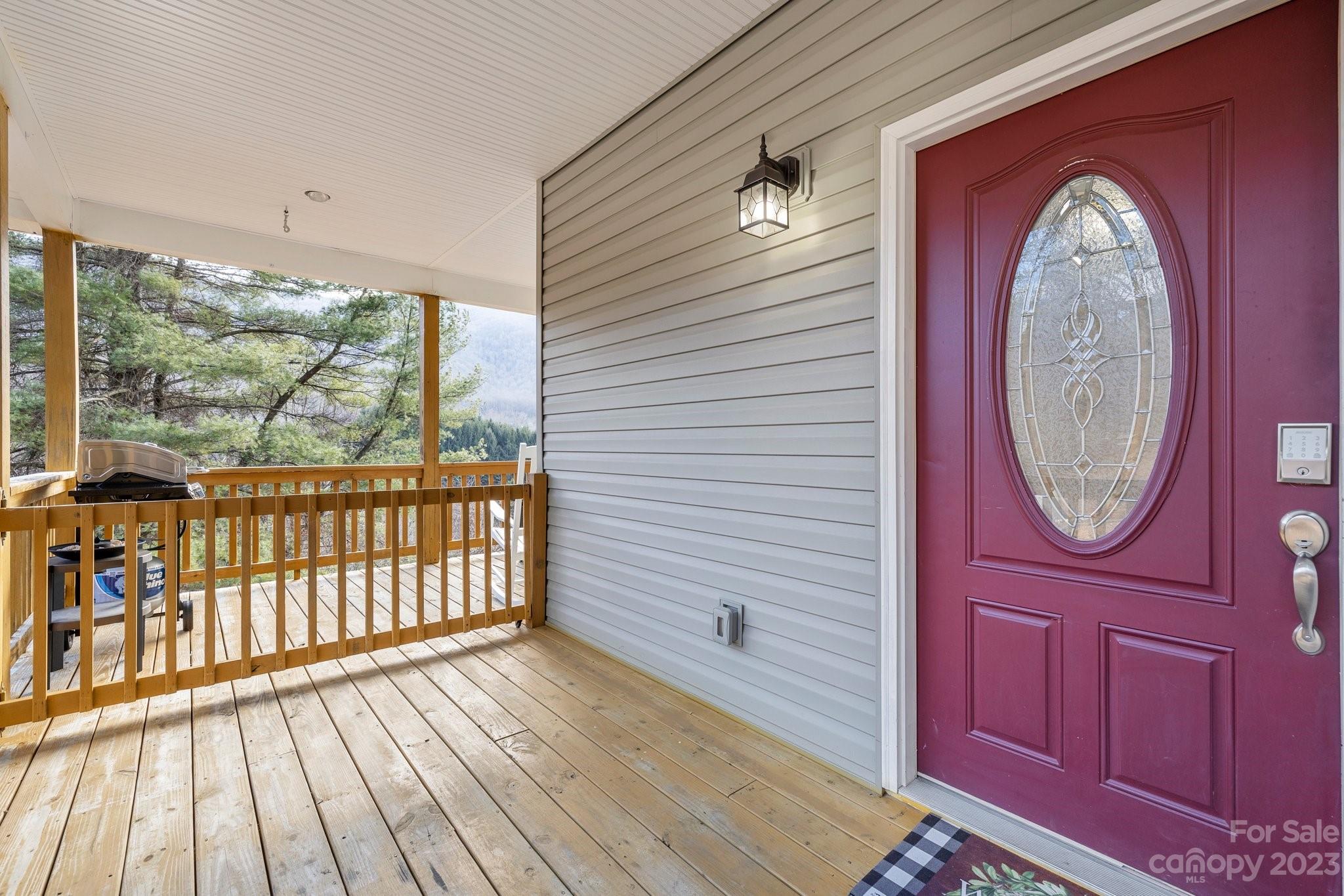 174 Diamond Point Canton, NC 28716 - Photo 5 of 43 a view of a large door with wooden floor
