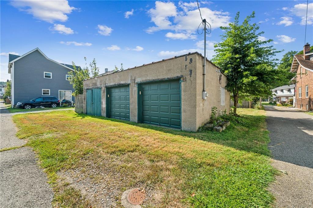 100 Grace Street Apollo, PA 15613 - Photo 38 of 42 a view of a backyard with a garden and plants