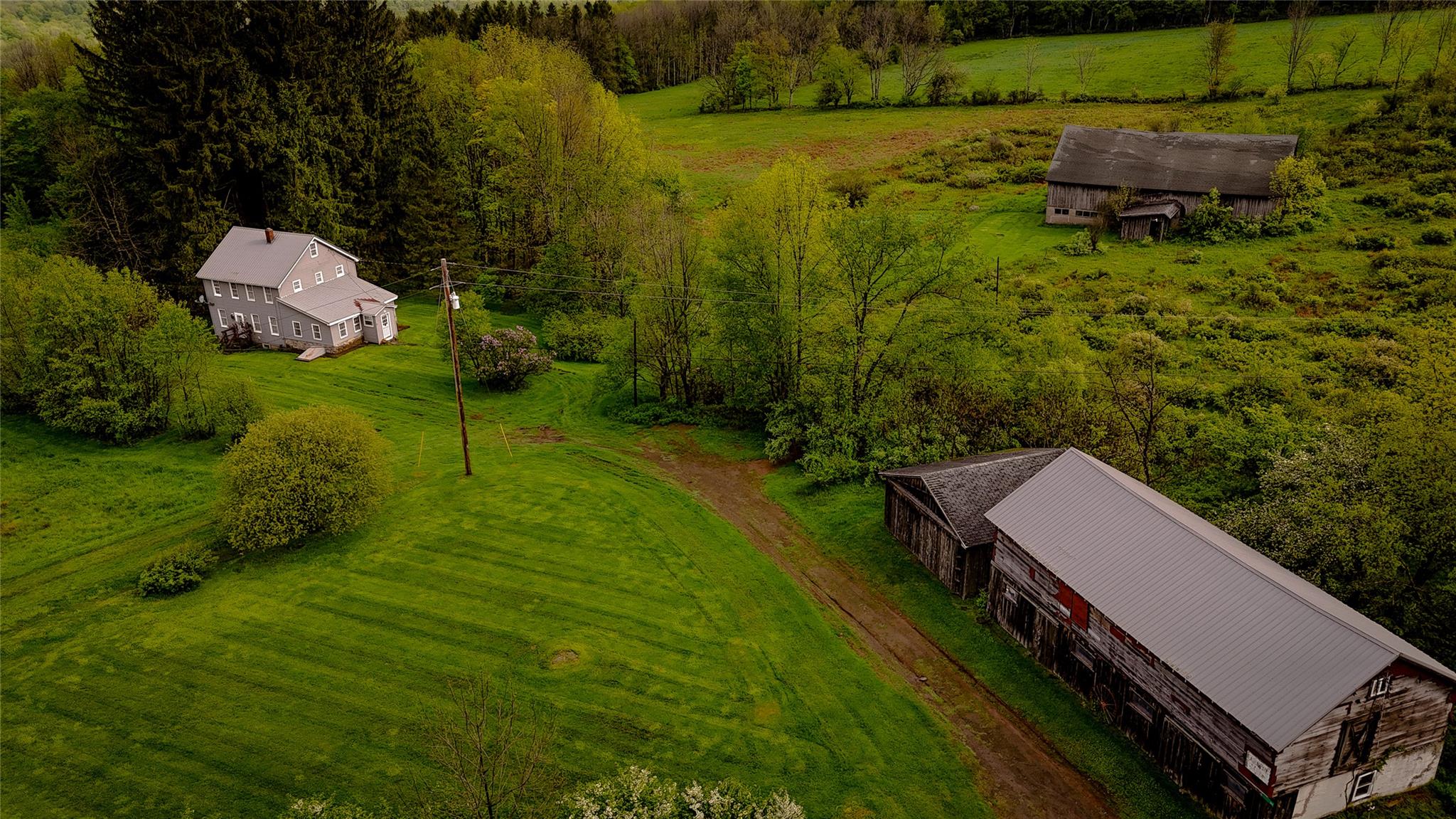 187 Hahn Road Jeffersonville, NY 12748 - Photo 2 of 9 a view of a backyard with pool