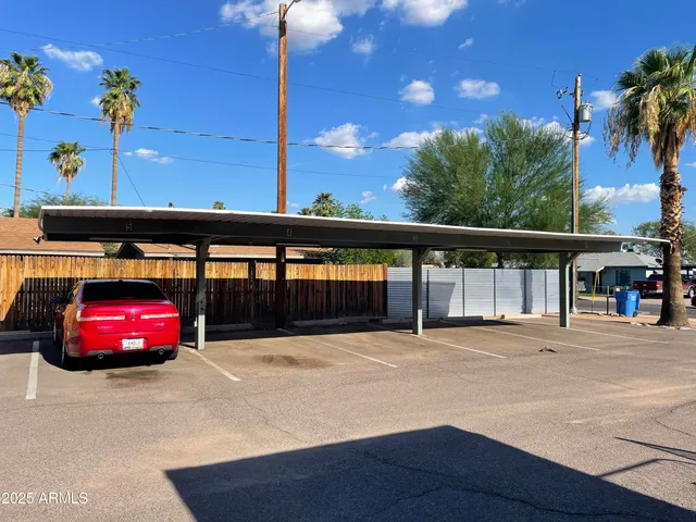 a view of swimming pool with a patio