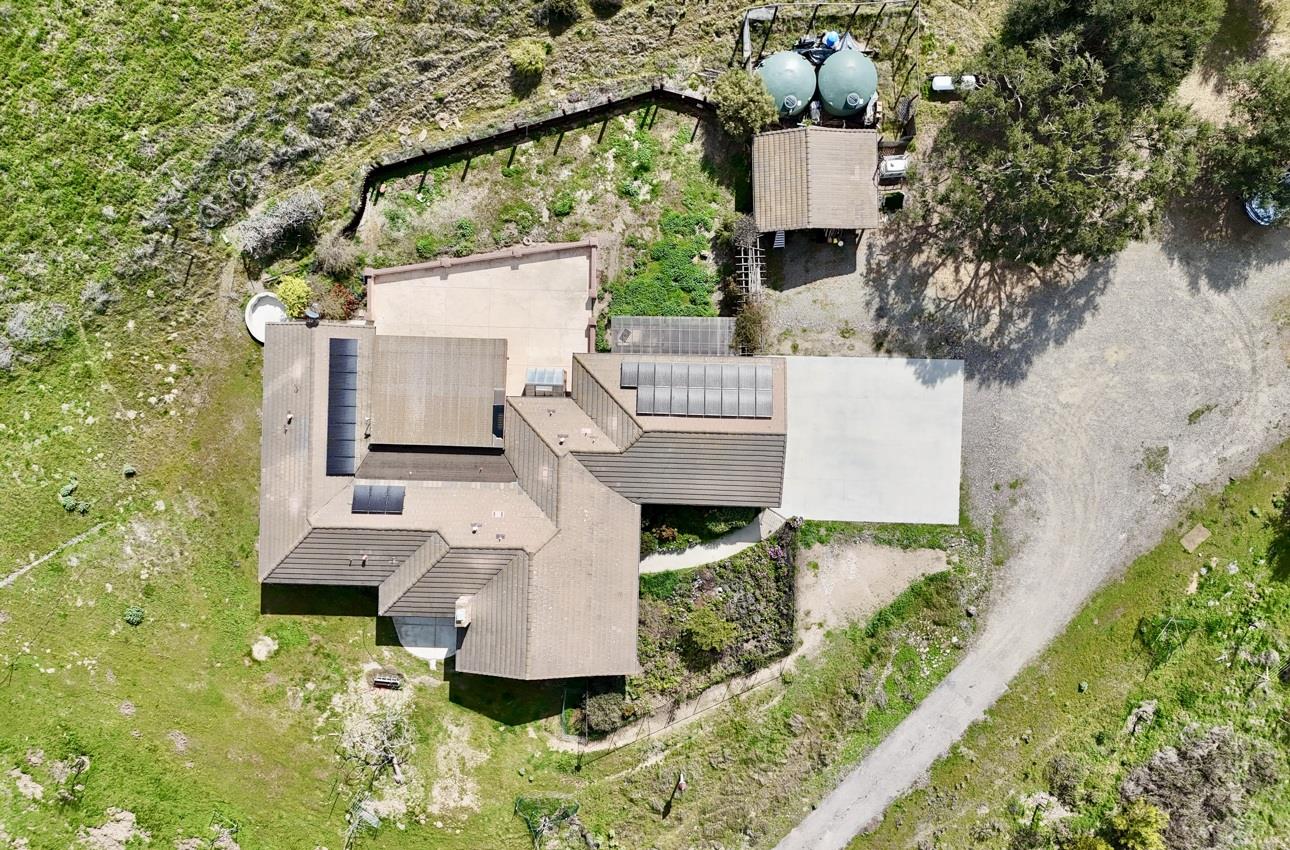 52259 Pine Canyon Road King City, CA 93930 - Photo 10 of 62 an aerial view of a house with a garden