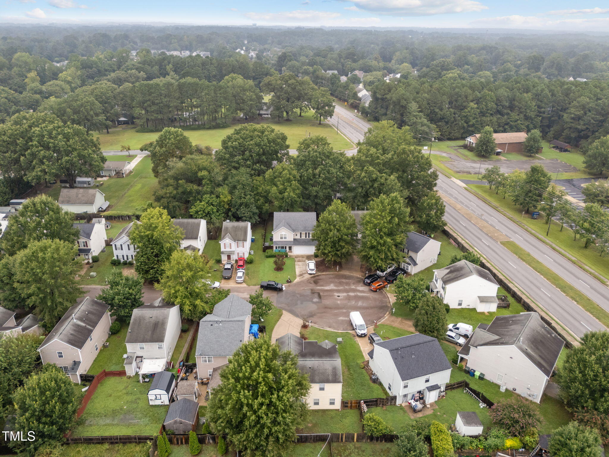 4232 Palafox Court Raleigh, NC 27604 - Photo 40 of 42 an aerial view of multiple house