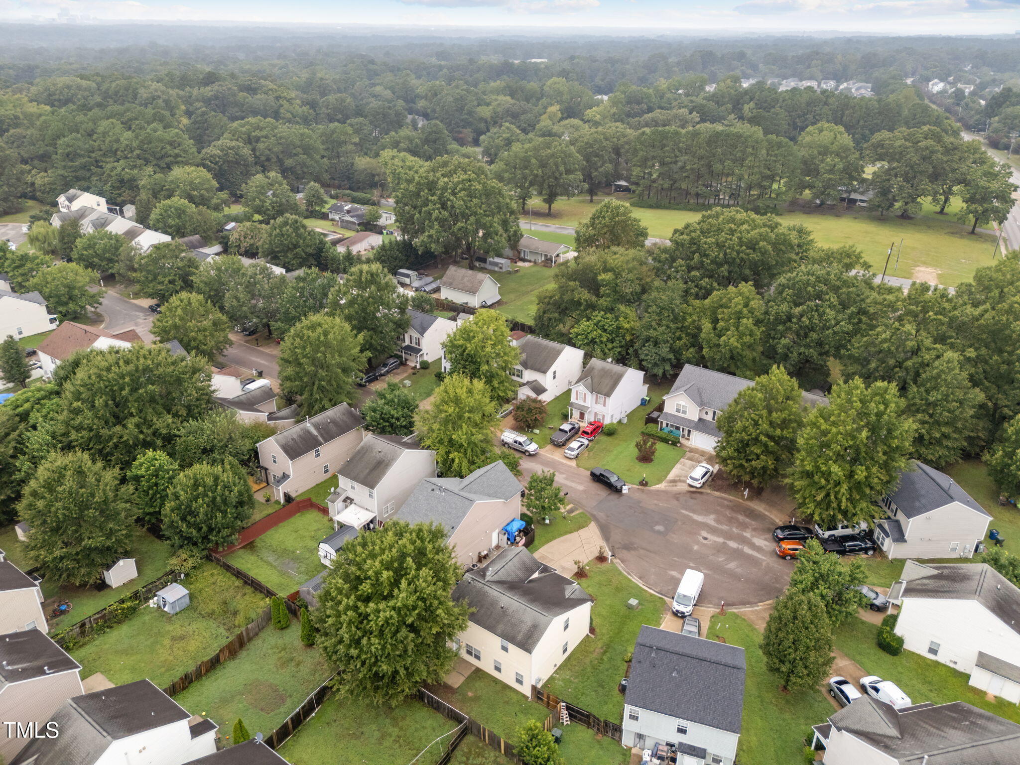 4232 Palafox Court Raleigh, NC 27604 - Photo 41 of 42 an aerial view of multiple house