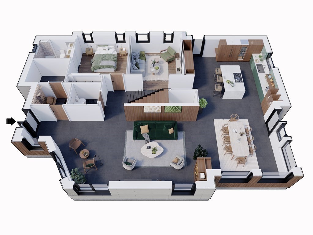 4 Eagle Rock Road Stoughton, MA 02072 - Photo 11 of 12 a living room with furniture and white floor