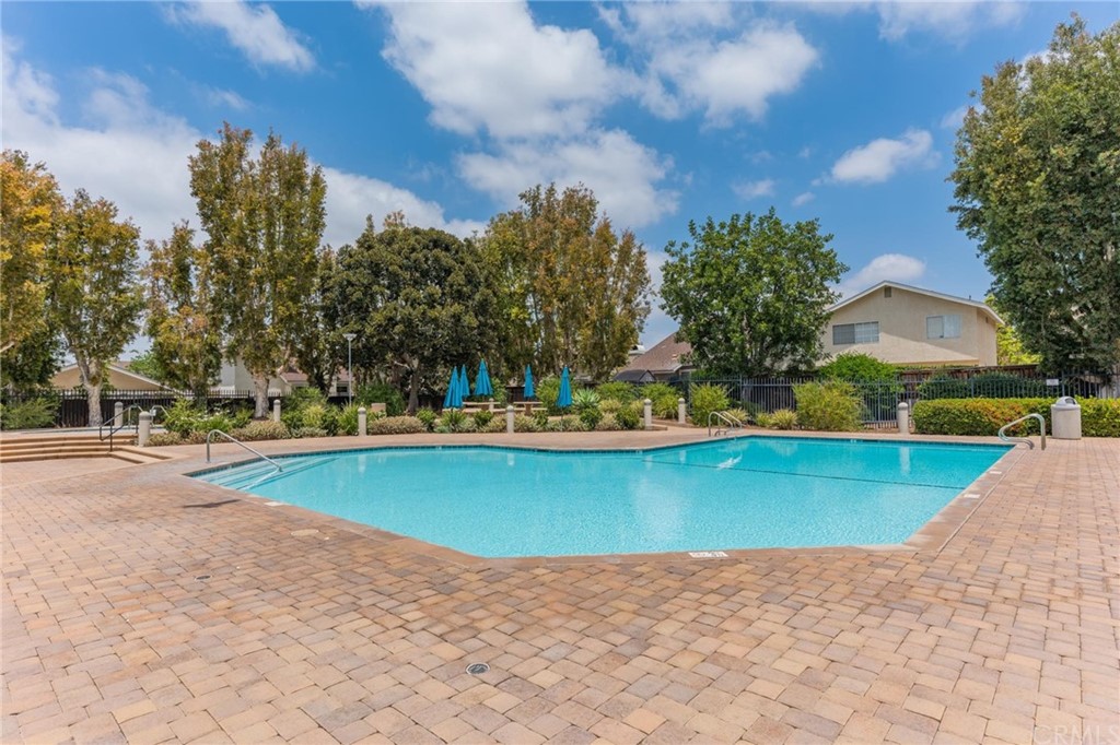 17 Leesburg Irvine, CA 92620 - Photo 43 of 48 Resort style pool and spa area. The covered tables are perfect for outdoor gatherings and events.