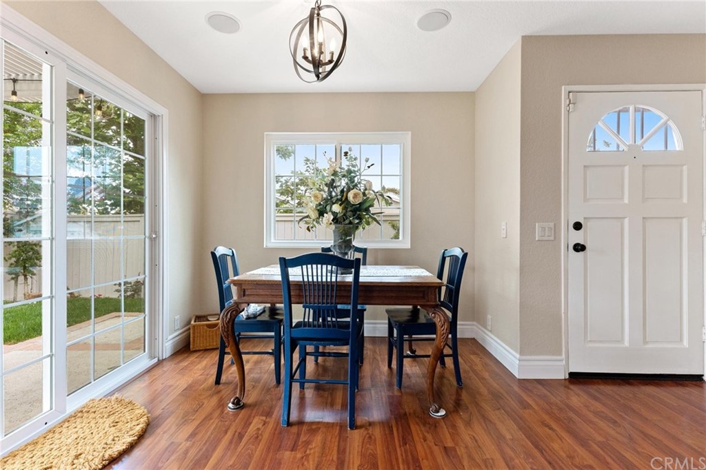 17 Leesburg Irvine, CA 92620 - Photo 7 of 48 Formal Dining flows to the outdoors complete with built in sound.