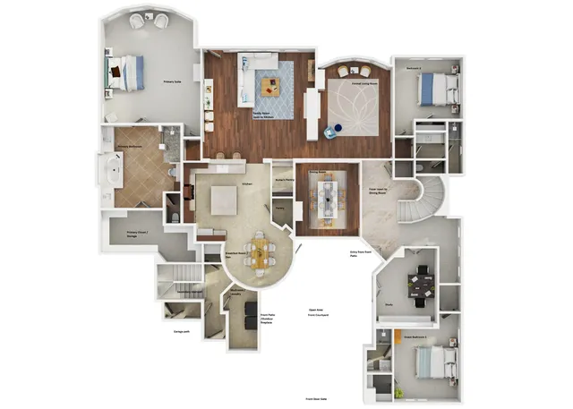 a view of entryway and hall