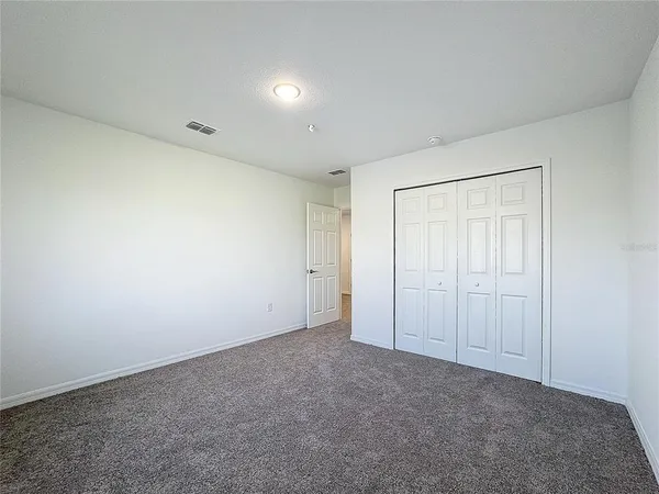 an empty room with a space
