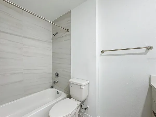 a view of a room with an empty space